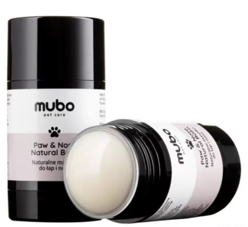 MUBO Paw & Nose naturalne masełko do łap i nosa w sztyfcie, dla psa i kota, 25g