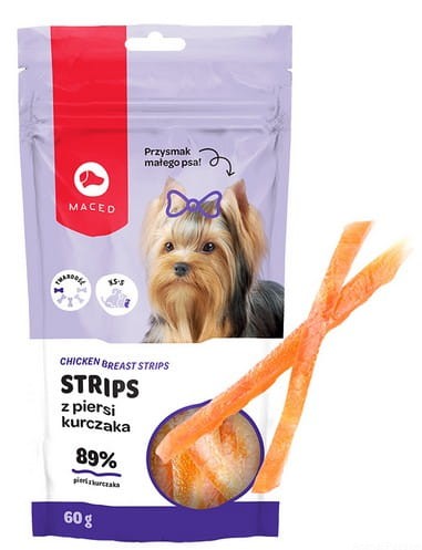 MACED Strips z piersi kurczaka, 60g