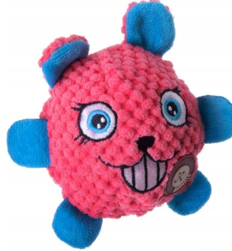 Monster okrągły, różowy, 9cm