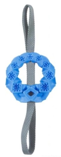 ZOLUX Sznur + pierścień TPR Outdoor niebieski / śred. 12cm