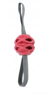 ZOLUX Sznur + piłka TPR Outdoor ceglasta / 8cm 