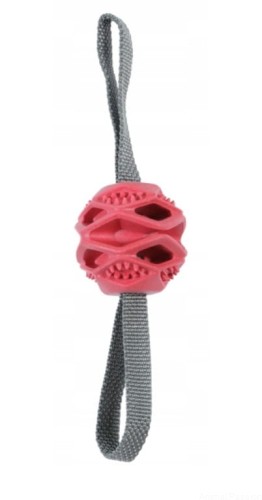 ZOLUX Sznur + piłka TPR Outdoor ceglasta / 8cm 