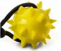 Bawełniany długi sznur z jeżykiem, piszcząca piłka, 39cm
