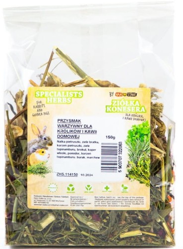 HAM STAKE Przysmak warzywny dla królika i kawii domowej / świnki morskiej, 150g