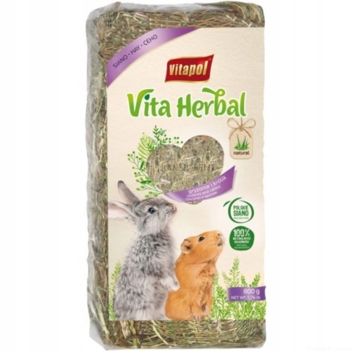 Vitapol POLSKIE siano, sianko VitaHerbal dla gryzoni królika 800 g