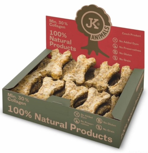 Kość Natural z wątróbką i Juką / JK ANIMALS / 10 cm / 25g / OPAK. 27szt