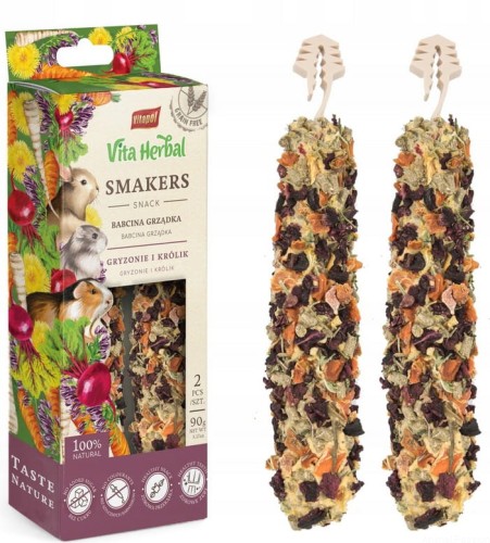 Vita Herbal Smakers Babcina Grządka 90g, 2 kolby