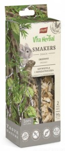 Vita Herbal Smakers Drzewny dla szynszyli i koszatniczki 90g, 2 kolby