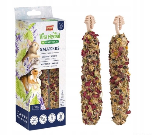 Przysmak Vita Herbal ZIOŁOWY SPOKÓJ dla gryzoni 2 szt. bezzbożowy bez cukru