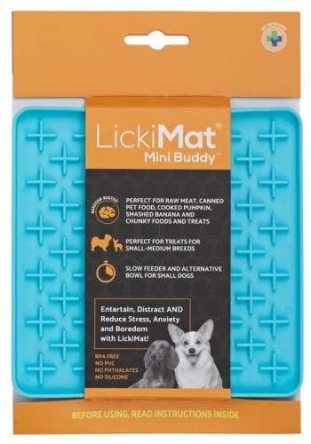 Mata LickiMat®  Mini Buddy™ 15x15cm turkusowa