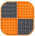 Taca LickiMat® SLOMO™ 20x20cm pomarańczowa