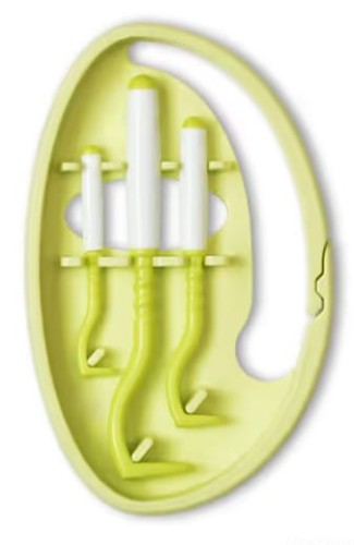 Tick Twister Clip Box Trio - kleszczołapki, zestaw zielony 3szt