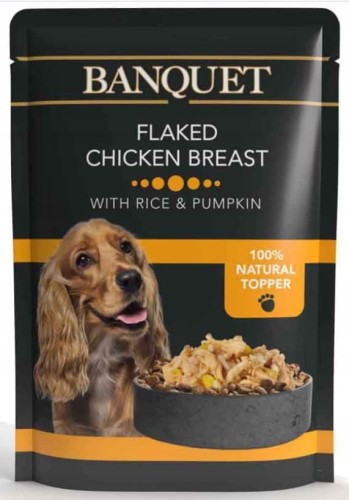BANQUET Kurczak z ryżem dynią,  saszetka 100g