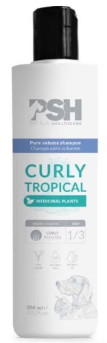 PSH Daily Beauty Curly Tropical, szampon do kręconej sierści psa i kota, 300ml