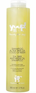 Yuup! Home Tea Tree, szampon chroniący przed pchłami i kleszczami, 500ml