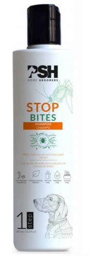 PSH Stop Bites, szampon dla psa i kota odstraszający pchły i kleszcze 300ml