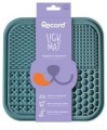 Record - Lick Mat - kwadratowa mata do lizania dla psów i kotów, kolor petrol blue