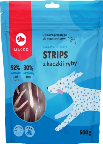 MACED Strips z kaczki i dorsza, 500g 