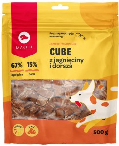 MACED Cube z jagnięciny i dorsza, 500g