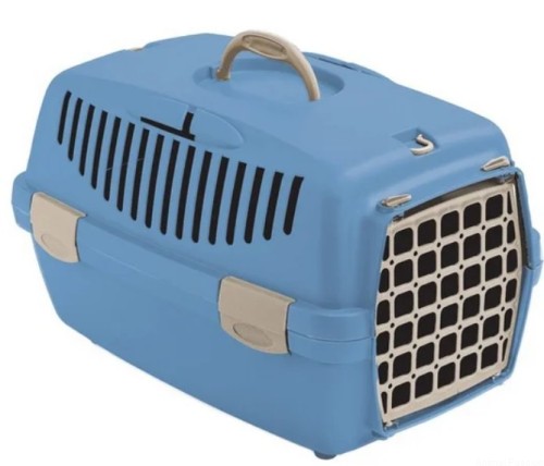ZOLUX Transporter dla psa, kota GULLIVER 1 z recyklingu, niebieski  48x32x31cm