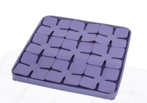 Record Sniff Mat mata węchowa dla psów i kotów, kolor Lilac 20,6 x 20,6