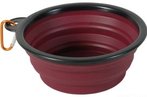 ZOLUX BIVOUAK Składana miska dla psa, 1000 ml, czerwona