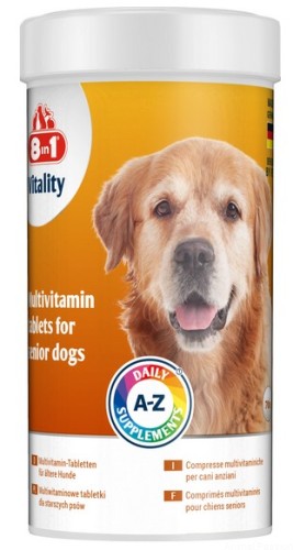 8IN1 Vitality Multiwitaminy dla starszych psów 70tb 