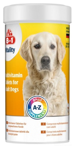 8in1 Vitality Multiwitaminy dla dorosłych psów 70 tabl