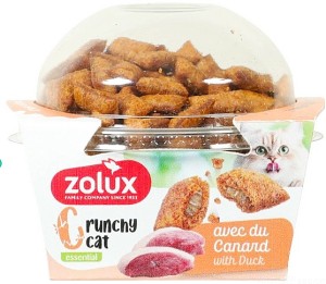 ZOLUX Crunchy Cat Ciasteczka z kaczką dla kotów 80g