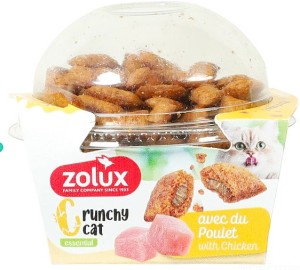 ZOLUX Crunchy Cat Ciasteczka z kurczakiem dla kotów 80g