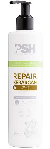 PSH Repair Kerargan, odżywka regenerująca do sierści psa i kota, 300ml