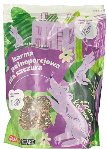 HAM STAKE Karma pełnoporcjowa dla szczura, 800g