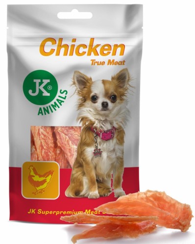 JK Animals / Chicken True Meat / FILET z kurczaka, mięsny przysmak, 80 g