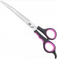 Blovi Student Curved Pet Scissors 7,5” - nożyczki do strzyżenia psa i kota, gięte, z mikroszlifem