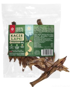 Maced 100% Natura Kacze łapki Naturalny przysmak dla psa 100g