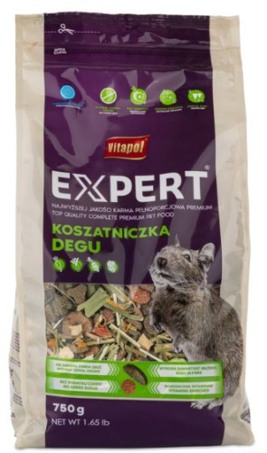 Vitapol EXPERT karma pełnoporcjowa dla koszatniczki, 750 g
