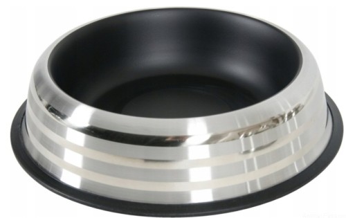 Zolux MERENDA Miska antypoślizgowa Inox 225 ml, czarna