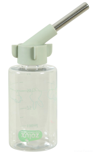 ZOLUX COSY Poidełko dla gryzonia z miarką, 100ml niebieskie/zielone (1)