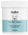 Mubo Pet Ear Wipes 100szt, płatki do uszu psa i kota z płynem czyszczącym