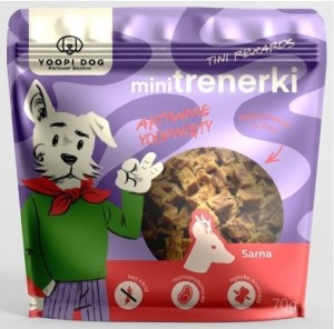 Yoopi Dog Mini Trenerki sarna 70g