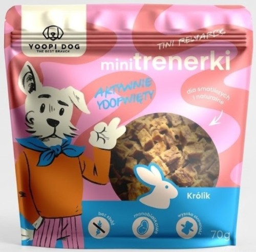 Yoopi Dog Mini Trenerki królik 70g
