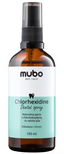 MUBO Chlorhexidine Dental Spray, preparat do mycia zębów 100 ml