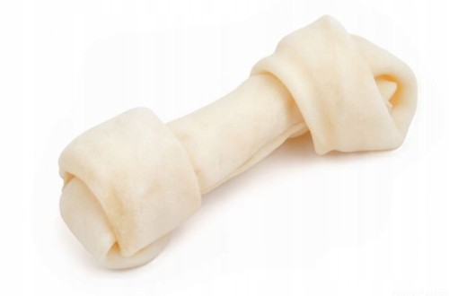 KOŚĆ wiązana BIAŁA mała / węzeł bydlęcy 6cm