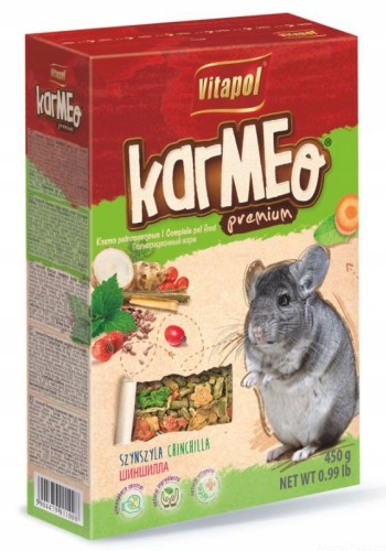 Vitapol KARmeo PREMIUM karma dla szynszyli,  450g