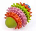 Rugby Dental 11 cm KOLOROWA zabawka z twardej gumy