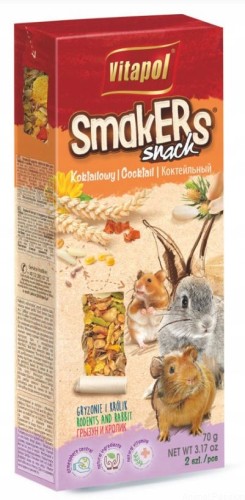 Vitapol Smakers 2 kolby KOKTAJL Królik Gryzonie