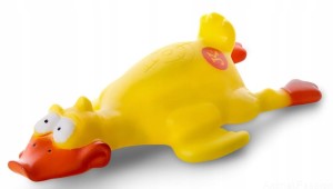 Winylowa, piszcząca zabawka, KACZOR 25 cm 