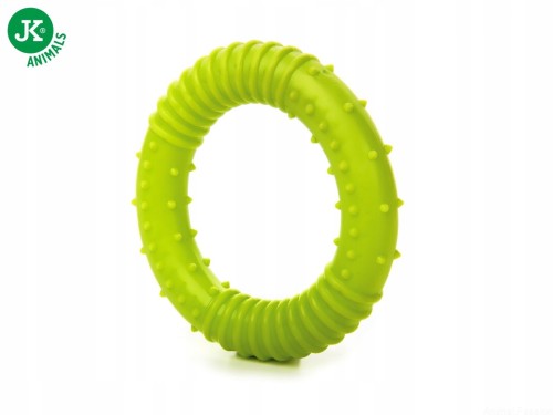 KRĄŻEK TPR zielony * wytrzymała zabawka * śr. 8 cm * JK Animals