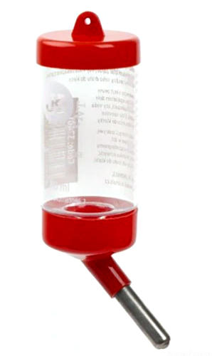 Poidełko małe CZERWONE dla gryzoni 80ml
