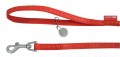 ZOLUX Smycz Mac Leather 15 mm / 1,2 m czerwona
